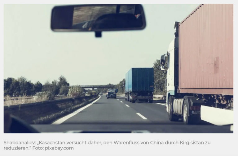Medien: Staus an der kasachisch-kirgisischen Grenze durch einen „Handelskrieg“ zwischen Ländern
