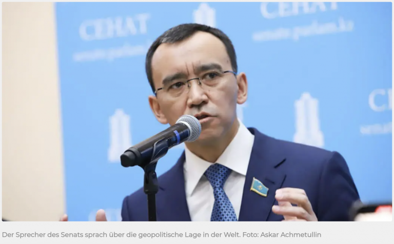 Warum Kasachstan sich in internationalen Konflikten nicht für eine Seite entscheidet, erklärte Ashimbaev