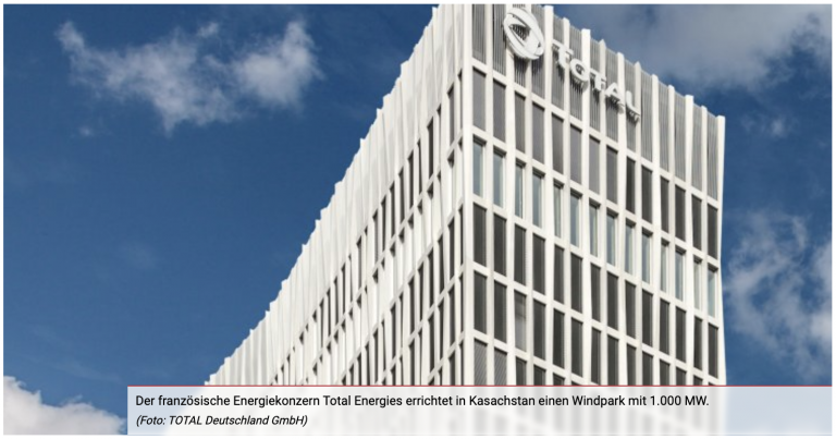 Total startet Großprojekt in Kasachstan