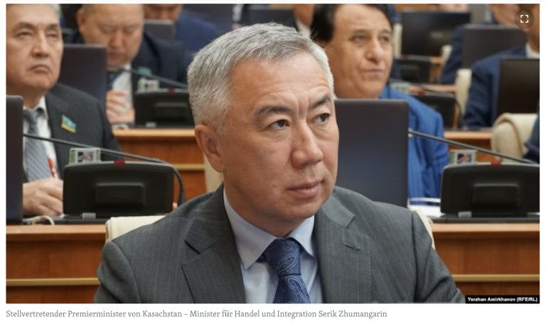 Der kasachische Handelsminister bestätigt Lieferungen von Gütern mit doppeltem Verwendungszweck nach Russland
