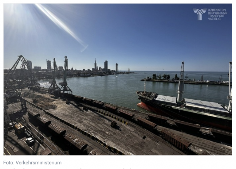 Usbekistan erwägt den Bau und die Anmietung von Terminals in georgischen Häfen
