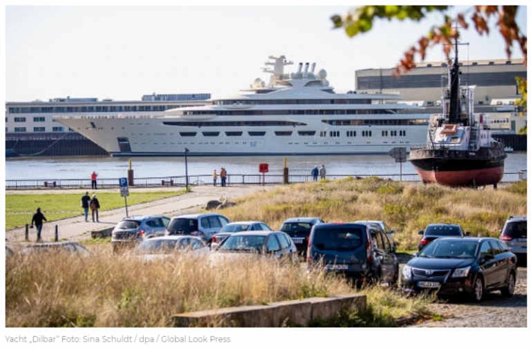 Alisher Usmanov legte nach einer Durchsuchung auf der Yacht Dilbar Berufung beim deutschen Verfassungsgericht ein