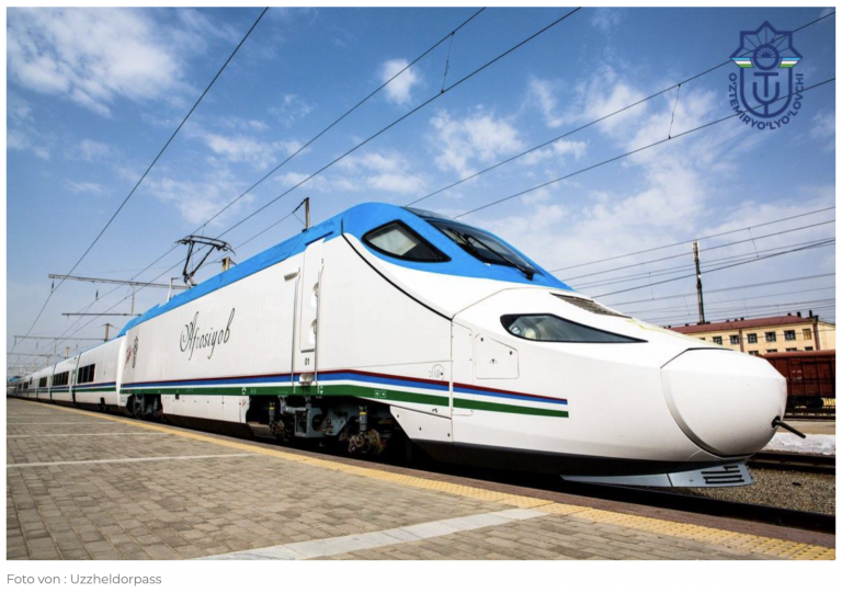 Usbekistan plant, die Geschwindigkeit von Hochgeschwindigkeitszügen auf 300 km/h zu erhöhen
