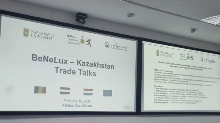 Benelux und Kasachstan: Überprüfung der Handelsbeziehungen und Investitionsaussichten