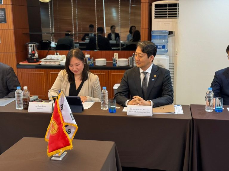 Die Energieminister Koreas und Kirgisistans erörterten die gesamte Bandbreite der bilateralen Beziehungen