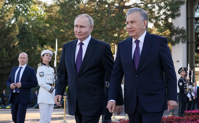 Putins dritter Besuch: Usbekistan ist Moskau näher gekommen als Kasachstan