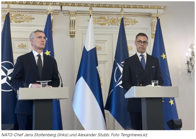 „Wir schätzen alles.“ Der NATO-Chef wurde zu den Bemühungen Kasachstans zur Stärkung des Friedens befragt