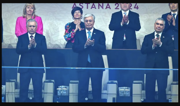 Tokayev sprach bei der Eröffnung der V World Nomad Games